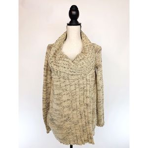 Anthro YELLOW BIRD Snap Button Wrap Cardigan - M